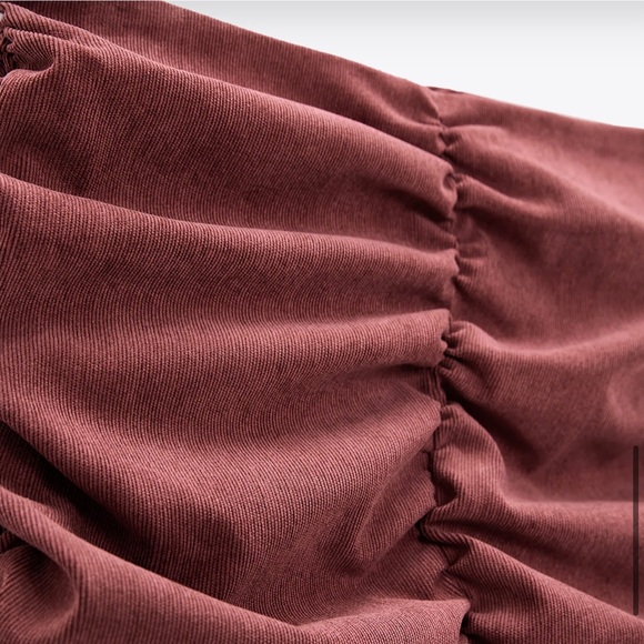 Zara Mini Skirt with Ruching Detail - Picture 3 of 8